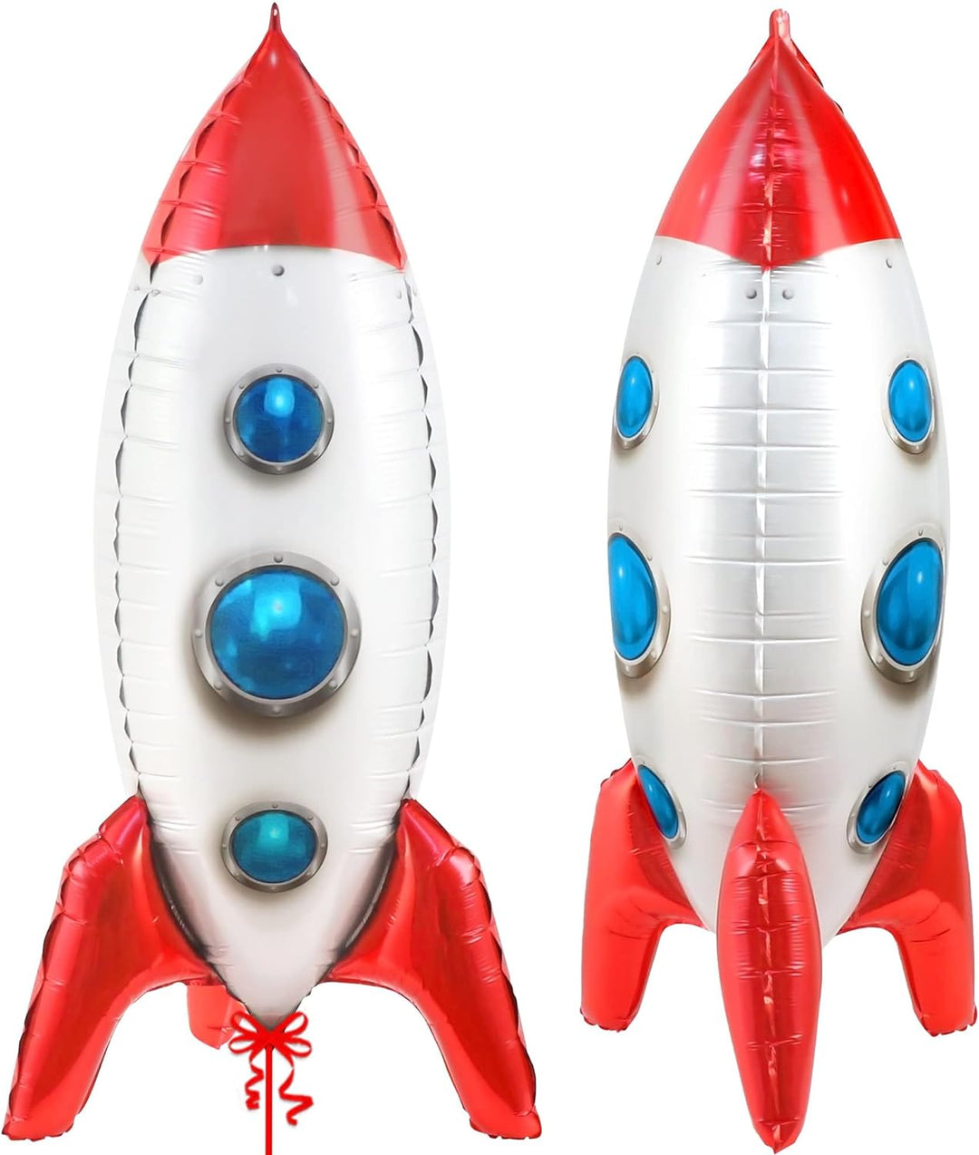 KatchOn, Large Rocket Balloon for Kids - 33 Inch, Pack of 1 | Spaceship Balloon for Space Party Decorations | Space Balloons, Galaxy Party Decor | Rocket Mylar Balloon for Rocket Birthday Decorations