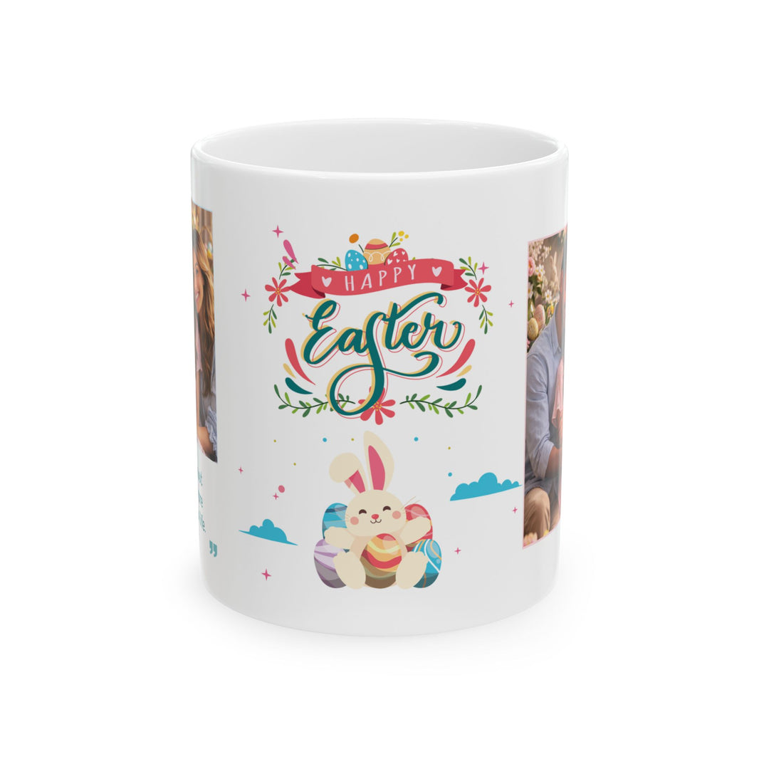 Happy Easter - Customizable 'Message' and 'Photo' Ceramic Mug