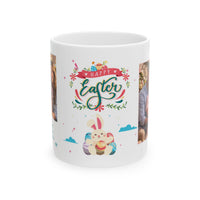 Happy Easter - Customizable 'Message' and 'Photo' Ceramic Mug