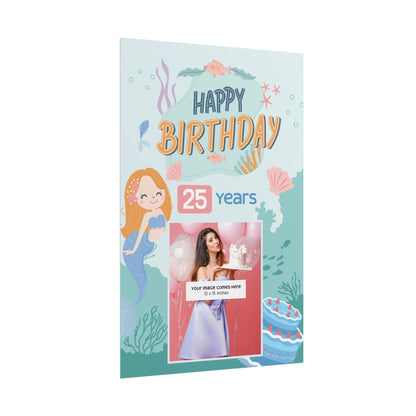 Happy Birthday Seaworld - Customizable 'Years' and 'Photo' Poster