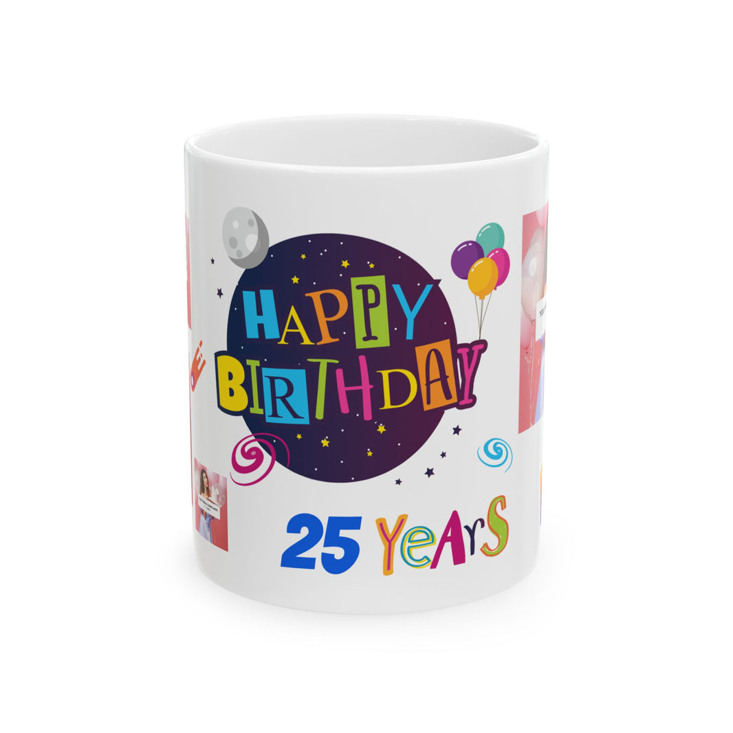Happy Birthday Space - Customizable 'Years' and 'Photo' Poster