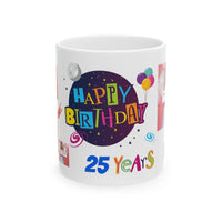Happy Birthday Space - Customizable 'Years' and 'Photo' Poster