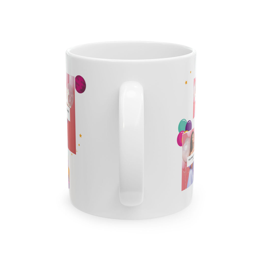 Happy Birthday Space - Customizable 'Years' and 'Photo' Poster