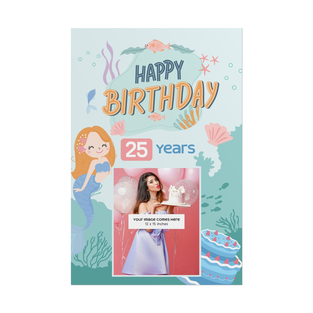 Happy Birthday Seaworld - Customizable 'Years' and 'Photo' Poster