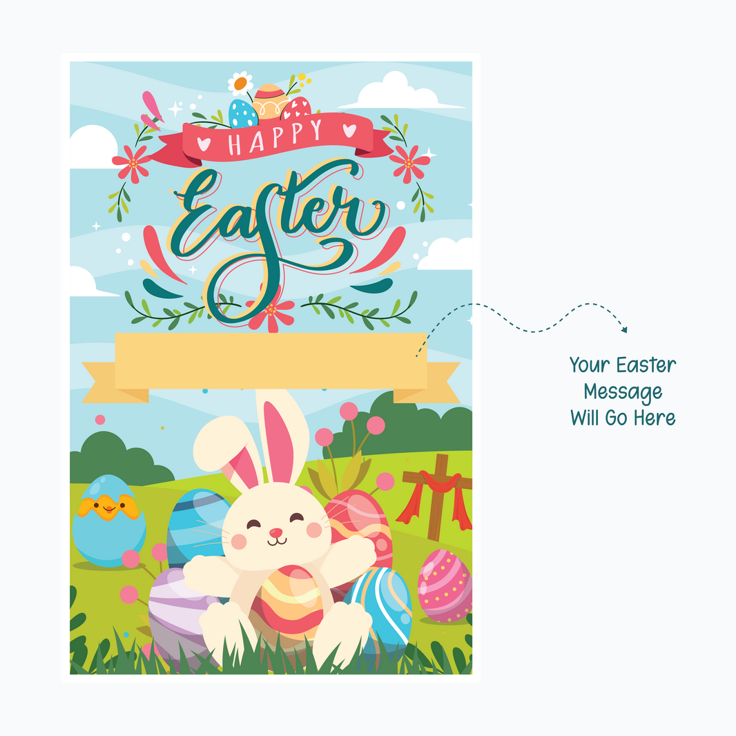 Easter - Customizable 'Message' Poster