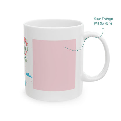 Happy Easter - Customizable 'Message' and 'Photo' Ceramic Mug