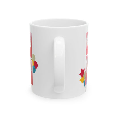 Happy Birthday Retro - Customizable 'Years' and 'Photo' Ceramic Mug