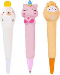 KatchOn Squishy Pen Gifts for Classroom, Pack of 3, Kawaii Pens