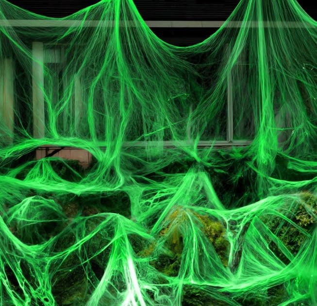 KatchOn Glow in The Dark Halloween Spider Web