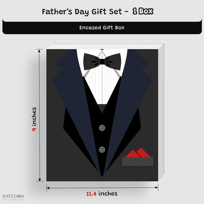 KatchOn, 5Pcs Fathers Day Gift for Dad - Sunglasses, Wallet, Watch, Belt and Key Ring Anniversary, Birthday Gifts for men, Him | Fathers Day Gift for Husband from Wife, Gift Sets for Men from Son