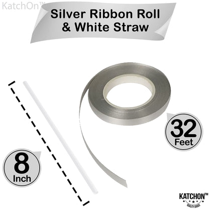 KatchOn, Giant Bride Balloons Silver - 40 Inch | Bachelorette Party Decorations | Silver Bride Balloons Bachelorette for Bridal Shower Decorations | Bridal Shower Balloon