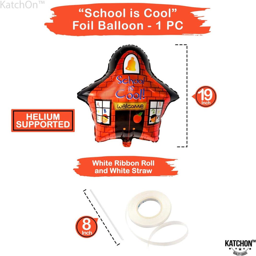 KatchOn Back to School Balloons Set - Pack of 5, Classroom Décor
