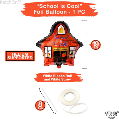KatchOn Back to School Balloons Set - Pack of 5, Classroom Décor