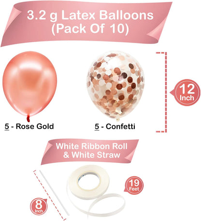 KatchOn, Giant Rose Gold 1 Balloon Set - 40 Inch | 1 Balloons for 1st Birthday | First Birthday Decorations for Girl | Rose Gold Number 1 Balloons for 1st Birthday Girl Decoration | Number One Balloon