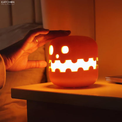 KatchOn, Halloween Pumpkin Lantern- 4 Inch | Trick or Treat Toys Lamp for Halloween Decor | Pumpkin Light Up for Party Favors
