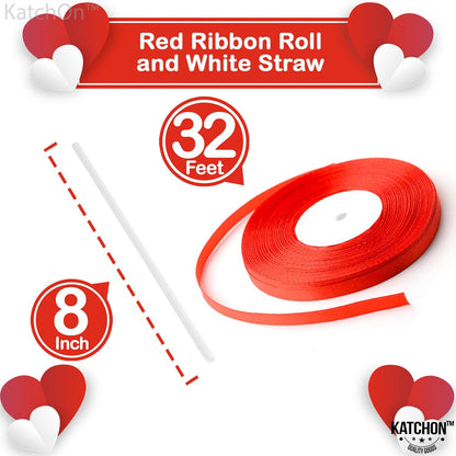 KatchOn, Big Teddy Bear Balloons Set - 23 Inch, Pack of 13 I Love You Balloons Heart Shaped Balloons and Valentines Balloons for Valentines Day Decorations, Anniversary Decorations, Valentines Decor