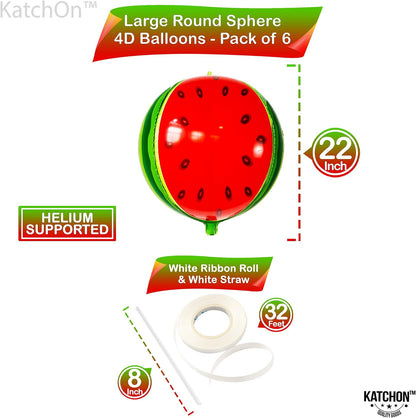 KatchOn Watermelon Balloons for Watermelon Party Decorations 22 Inch