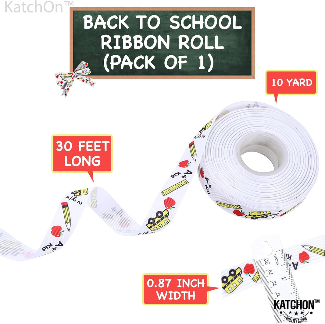 KatchOn Back to School Ribbon for Crafts - 10 Yard, Back to School Supplies