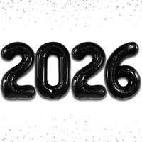 Graduation Decorations 2026 | Giant Black 2026 Balloons Number - 42 Inch, 2026 Graduation Balloons for Prom Decorations, Class of 2026 Balloons, Prom Balloon for Black, KatchOn