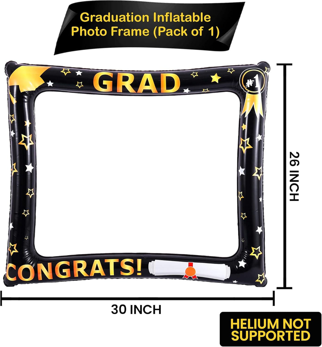 KatchOn, Inflatable Graduation Photo Booth Frame 2026 - Big, 30 Inch | Graduation Photo Booth Props 2026 | Graduation Props 2026 for Photoshoot | Graduation Decorations 2026, Grad Party Supplies