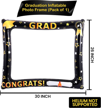 KatchOn, Inflatable Graduation Photo Booth Frame 2026 - Big, 30 Inch | Graduation Photo Booth Props 2026 | Graduation Props 2026 for Photoshoot | Graduation Decorations 2026, Grad Party Supplies