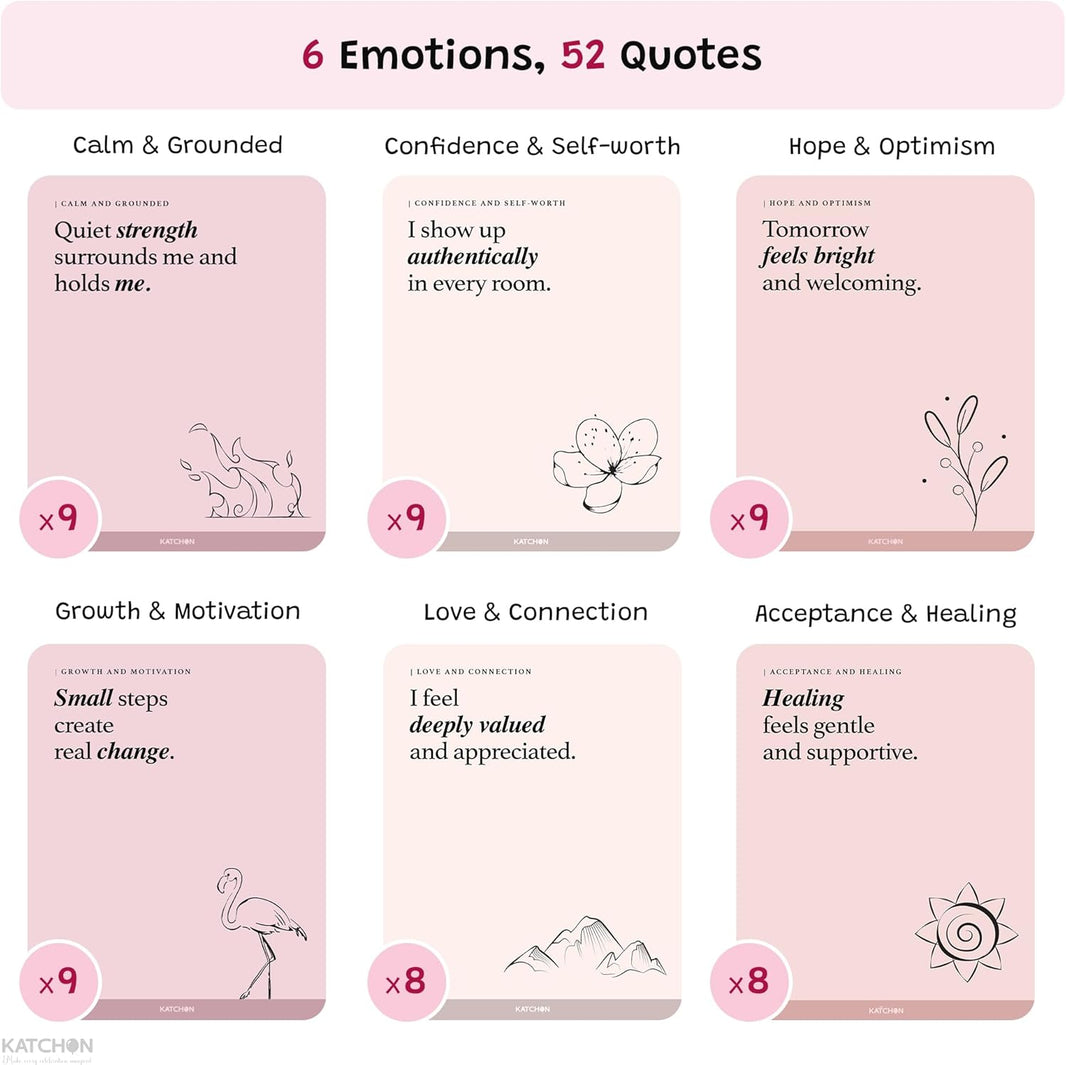 KatchOn Positive Affirmation Cards Graduation Kit - Pack of 5
