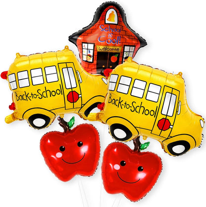 KatchOn Back to School Balloons Set - Pack of 5, Classroom Décor