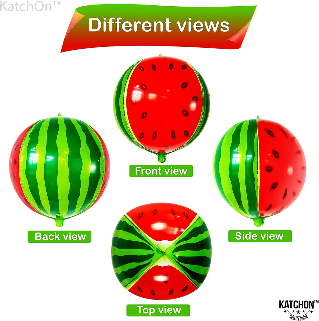 KatchOn Watermelon Balloons for Watermelon Party Decorations 22 Inch