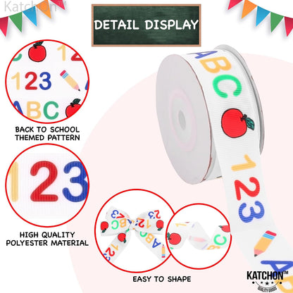 KatchOn Back to School Ribbon for Crafts - 30 Feet, Back to School Supplies