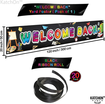 KatchOn Welcome Back To School Banner for Back To School Decorations