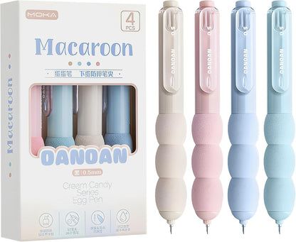 KatchOn Macaroon Egg Pens Pack of 4, 0.5mm Fine Tip Gel Pens with Soft Grip