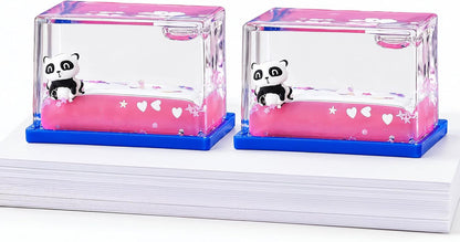 KatchOn 2Pcs Panda Liquid Paperweight - Panda Collectibles