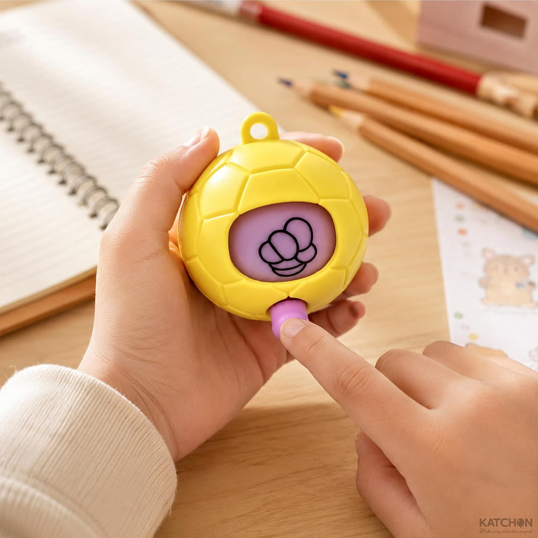 KatchOn, 48Pcs Rock Paper Scissors Game Keychain | Mini Random Rock Paper Scissors Game Soccer Keychains Novelty Keychain Party Favors Goodie Bag Stuffer for Kids, 4 Colors, No Battery Needed
