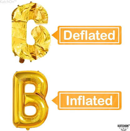 KatchOn, Giant Gold Bride Balloons - 40 Inch | Bachelorette Party Decorations | Gold Bride Balloon for Bridal Shower Decorations | Bridal Shower Balloon | Bachelorette Balloons