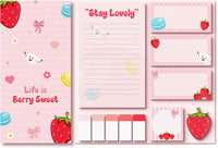 KatchOn Life is Berry Sweet Sticky Notes Set, 550 Sheets