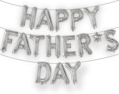KatchOn, Happy Fathers Day Balloon – 16-Inch | Happy fathers day banner for Fathers Day Decorations | Fathers Day Sign for father's day decorations | Photo Booth Backdrop