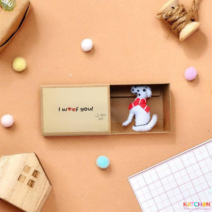KatchOn, I Woof You Mini Matchbox Gift  | Dog Lover Gifts for Anniversary, Birthday | Cute Small Surprise Box | Animal Lover Gift for Her, Him | Christmas Gifts for Animal Lovers