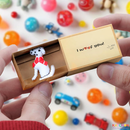 KatchOn, I Woof You Mini Matchbox Gift  | Dog Lover Gifts for Anniversary, Birthday | Cute Small Surprise Box | Animal Lover Gift for Her, Him | Christmas Gifts for Animal Lovers