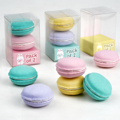 KatchOn Multicolor Macaron Erasers, Pack of 6, Back to School Supplies