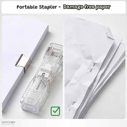 KatchOn Paper Clam Clip Dispenser, Portable Binder Clip Stapler