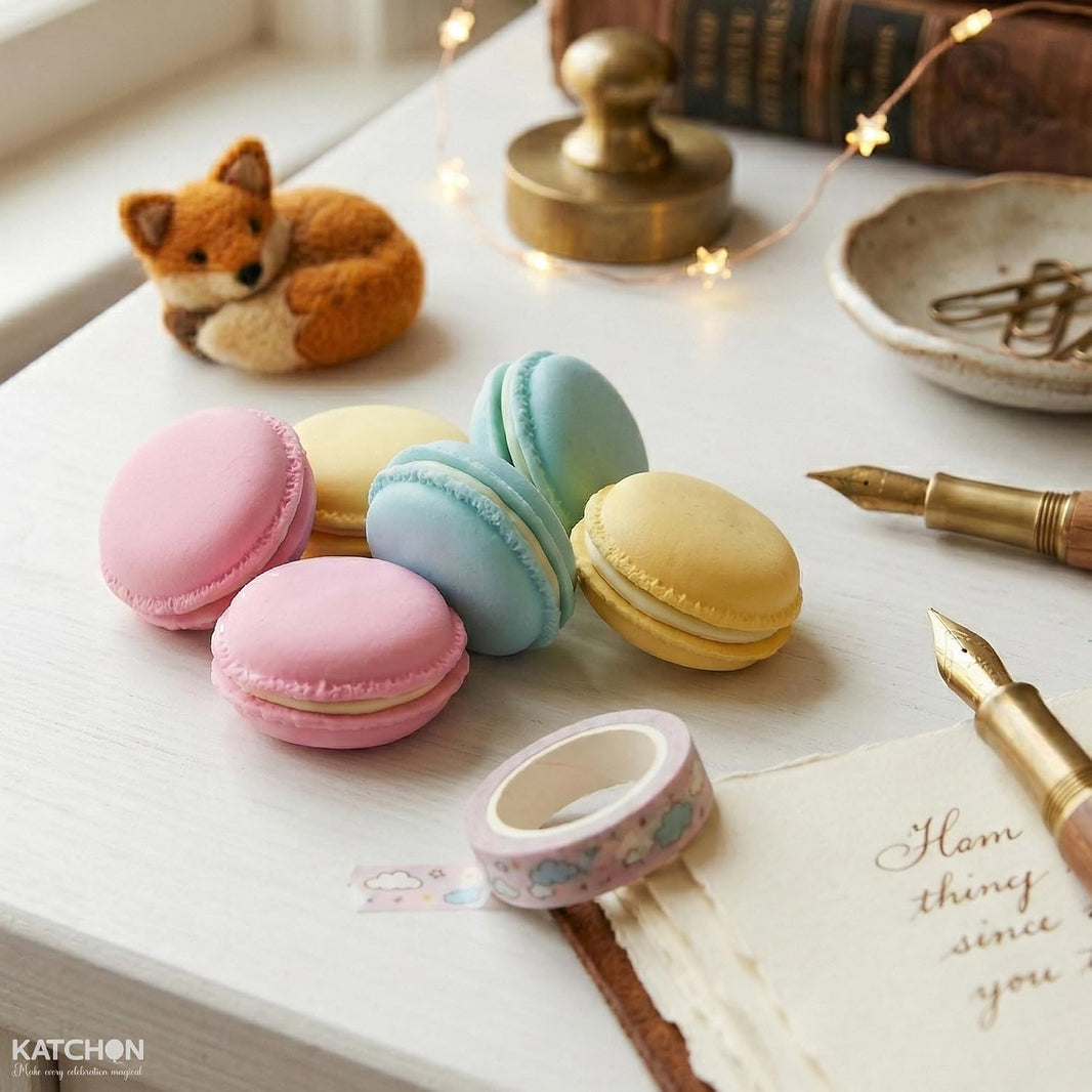 KatchOn Multicolor Macaron Erasers, Pack of 6, Back to School Supplies