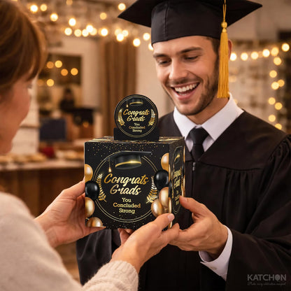 KatchOn, Graduation Cash Gift Pull Box - Congrats Grad Money Box for Cash Gift | Graduation Money Box | Graduation Gifts | Graduation Decorations 2026, Class of 2026 Gifts