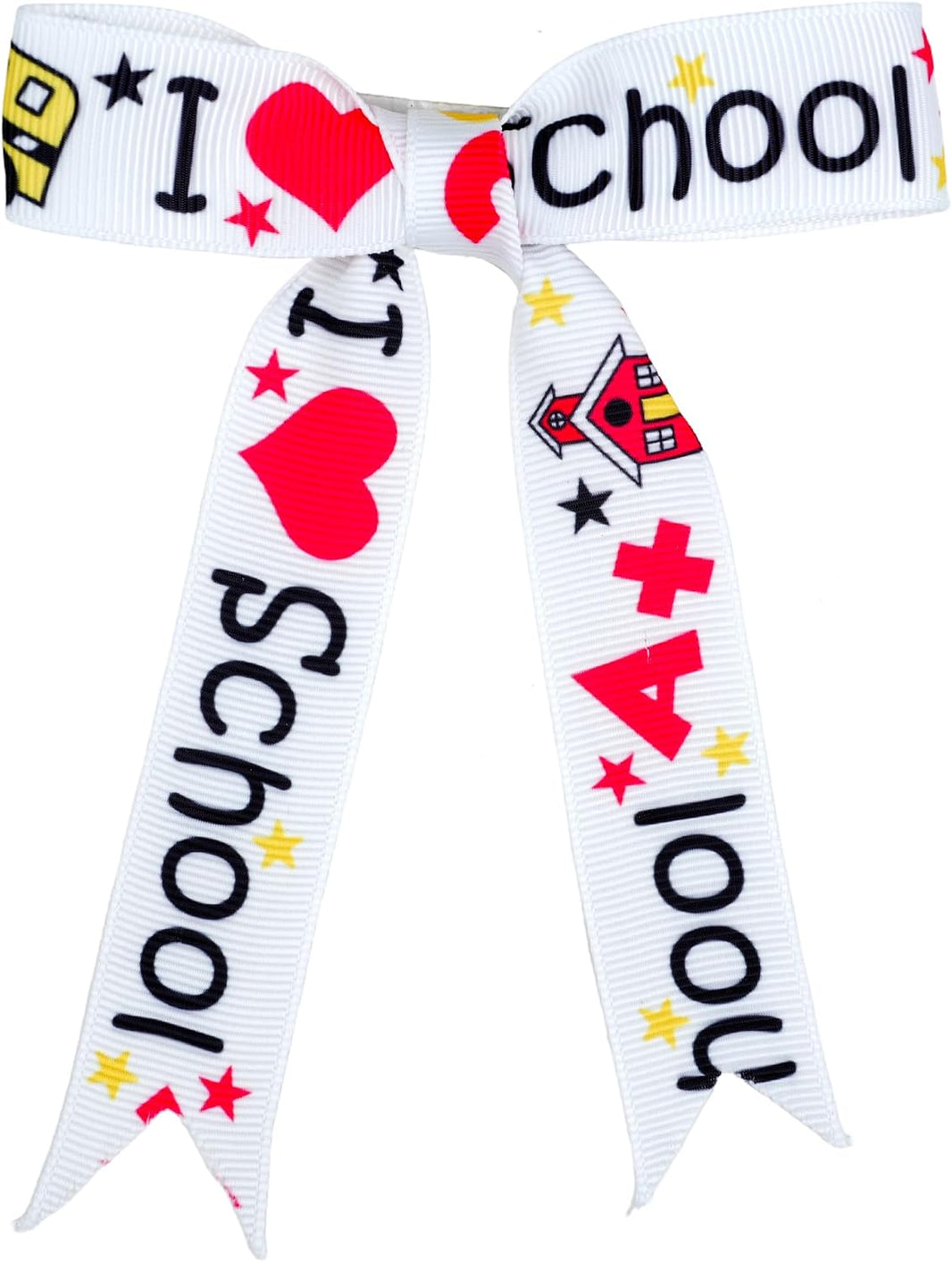 KatchOn 15 Pack Back to School Ribbon Bows - 20x5.3 Inch | Love School Themed Pre-Tied Bows for Back to School Gift Decorations, Gift Wrap Ribbons Classroom Decor, DIY Gift Wrapping