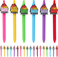 KatchOn 24PCS Dumpster Fire Pen Gifts for Coworker Positive Funny