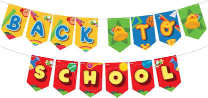 KatchOn Pre-Strung Back to School Banner - 10 Feet, Classroom Decor