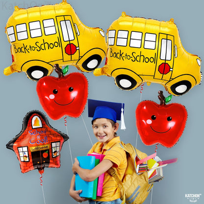 KatchOn Back to School Balloons Set - Pack of 5, Classroom Décor