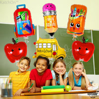 KatchOn Back to School Balloons Set – Pack of 6, Classroom Decor