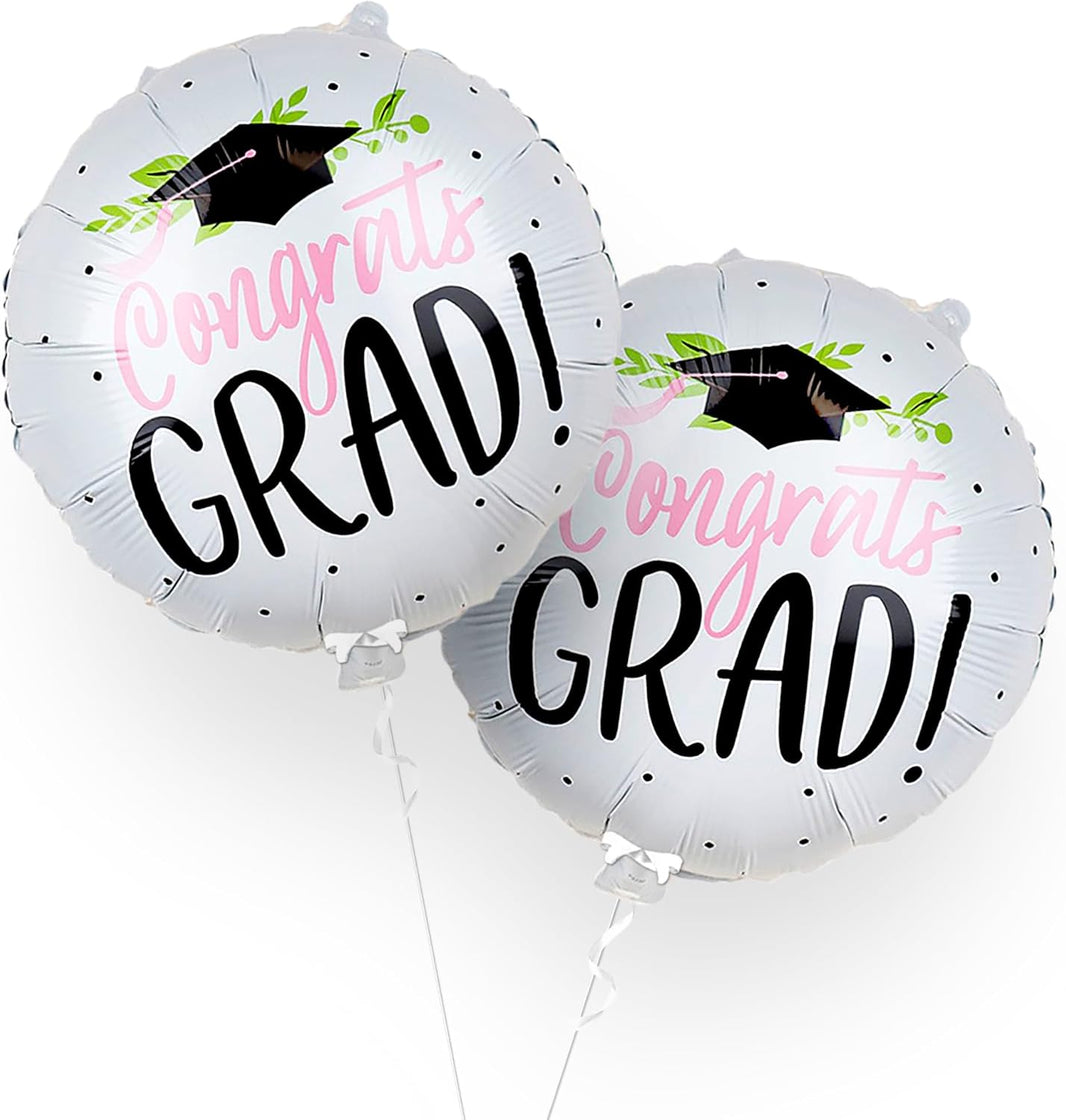 Graduation Decorations 2026 | Big Congrats Grad Balloons - 18 Inch | Congratulations Balloons for 2026 Graduation Decorations | Graduation Party Decorations 2026, KatchOn