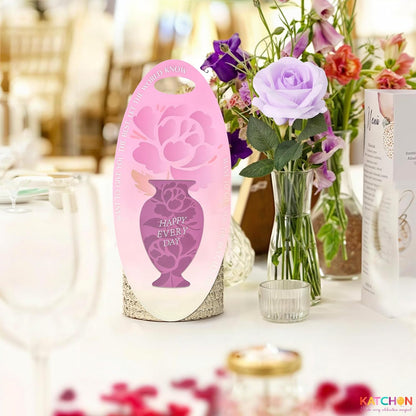 KatchOn Purple Rose Flower Gift – 13 Inch Artificial Rose with Greeting Card | Valentine Gifts for Women | Valentines Day Gifts for Her | Birthday Gift for Women | Anniversary Flower Gifts for Wife