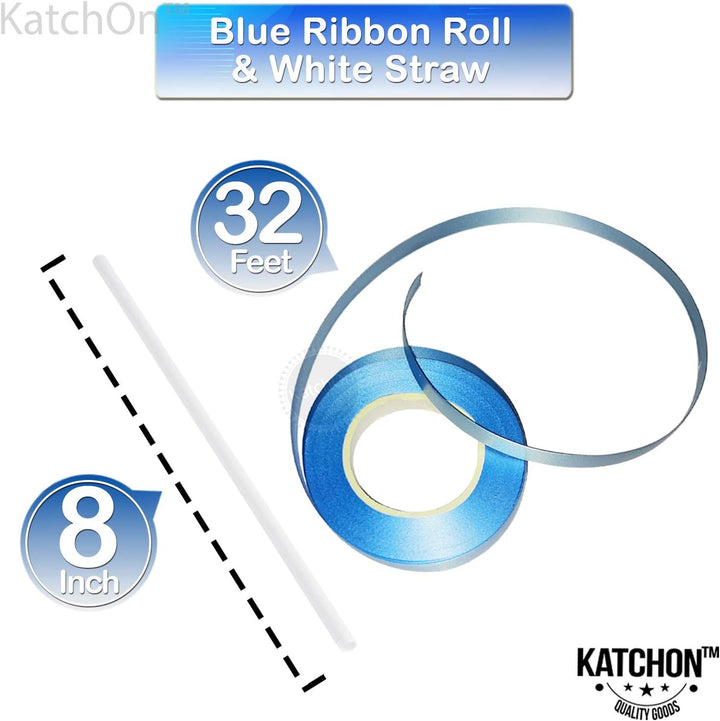 KatchOn Blue 1 Balloon for First Birthday, 40 Inch, Helium Supported, Reusable and Sturdy
